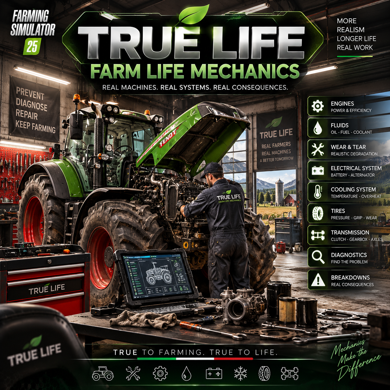 TRUE LIFE — FARM LIFE MECHANICS